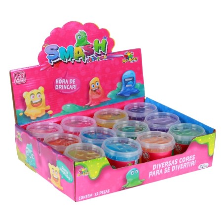 Brinquedo Slime Massina Puxa Puxa Smash Infantil 160 Gramas 2