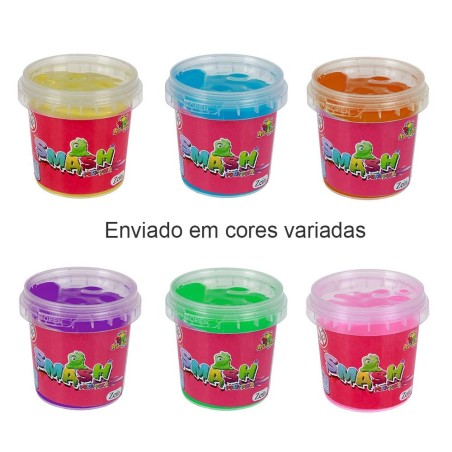 Brinquedo Slime Massina Puxa Puxa Smash Infantil 160 Gramas