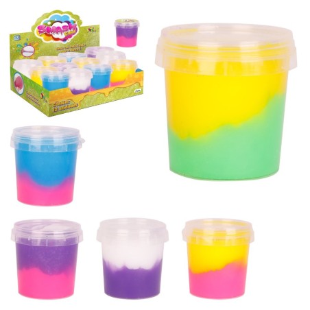 Brinquedo Slime Massina Puxa Puxa Smash Duas Cores Infantil 160 Gramas
