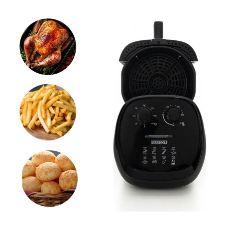 Air Fryer Startools Sem Óleo Premium 3,4 Litros 127 V Preta 1200 W