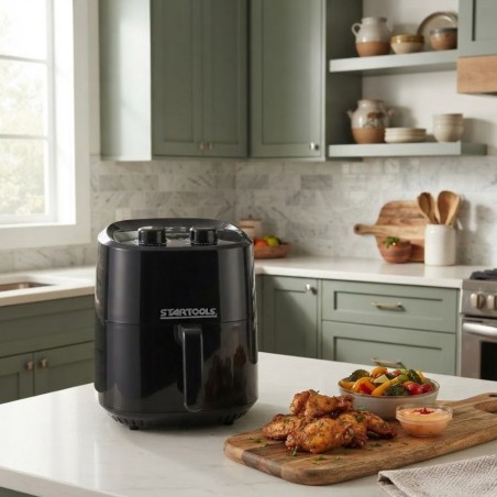Air Fryer Startools Sem Óleo Premium 3,4 Litros 127 V Preta 1200 W