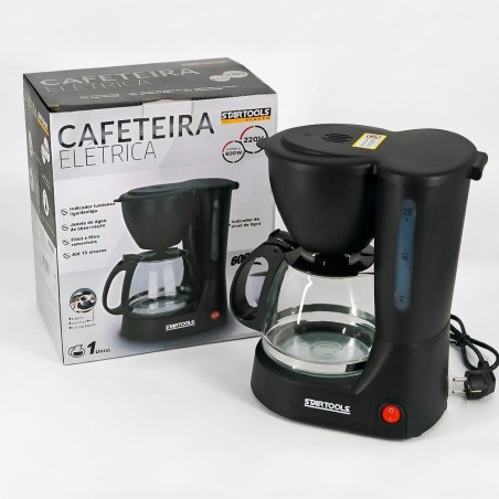 Cafeteira Elétrica Startools 600ml 15 Xícaras 127 V Preta 550 W 2