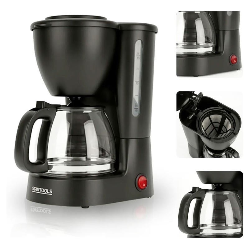 Cafeteira Elétrica Startools 600ml 15 Xícaras 127 V Preta 550 W