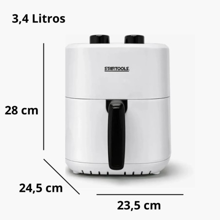Air Fryer Startools Sem Óleo Premium 3,4 Litros 127 V Branca 1200 W