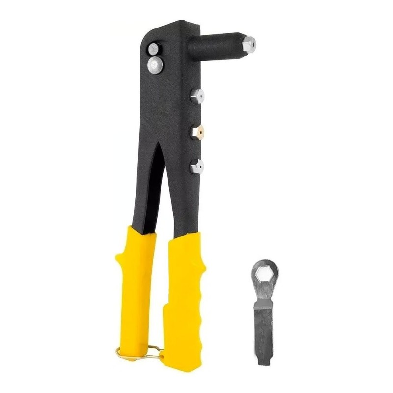 Alicate Rebitador Manual Pro 4 Ponteiras Ferramenta Profissional