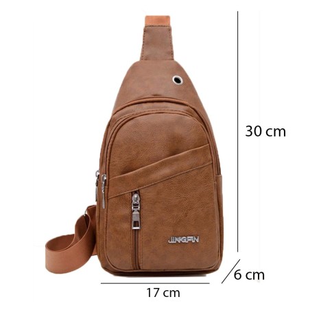 Mochila Pochete Transversal De Ombro Masculina Shoulder Bag