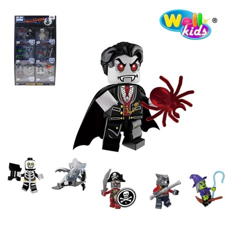 Brinquedo Bonecos De Montar Halloween Play Box Colecionáveis