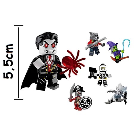 Brinquedo Bonecos De Montar Halloween Play Box Colecionáveis