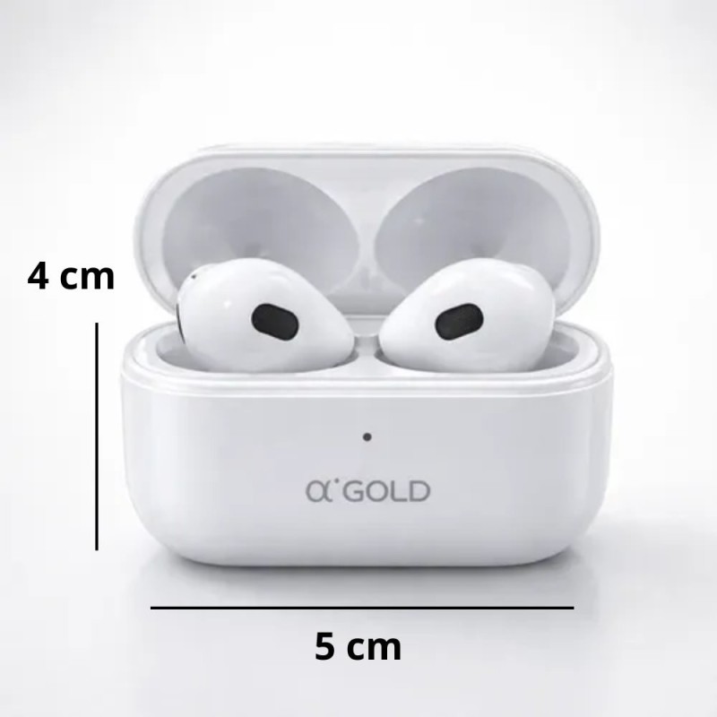 Fone De Ouvido Bluetooth Sem Fio A'Gold Premium Mini Auricular