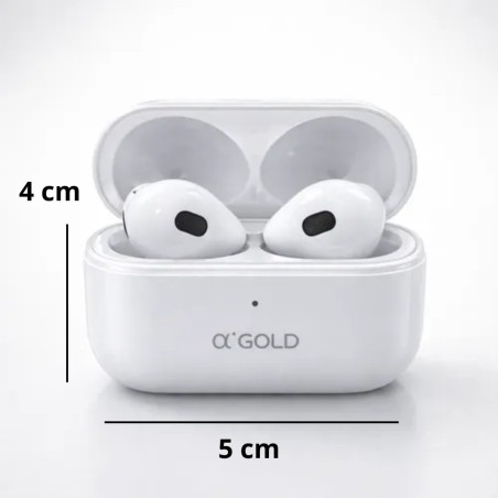 Fone De Ouvido Bluetooth Sem Fio A'Gold Premium Mini Auricular