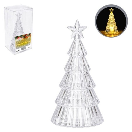 Mini Arvore De Natal LED Decoração De Mesa Escritorio Em Acrilico 2