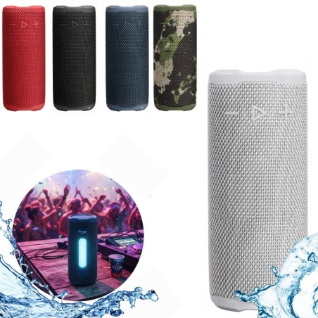 Caixa De Som Bluetooth Sem Fio A Prova D'água Potente Com Alça