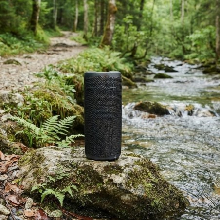 Caixa De Som Bluetooth Sem Fio A Prova D'água Potente Com Alça