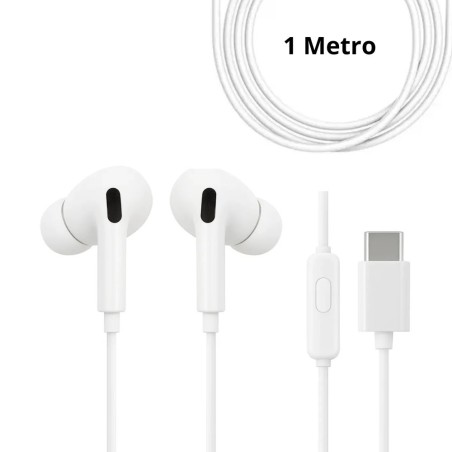 Fone De Ouvido Com Fio USB C Intra-Auricular Premium 2