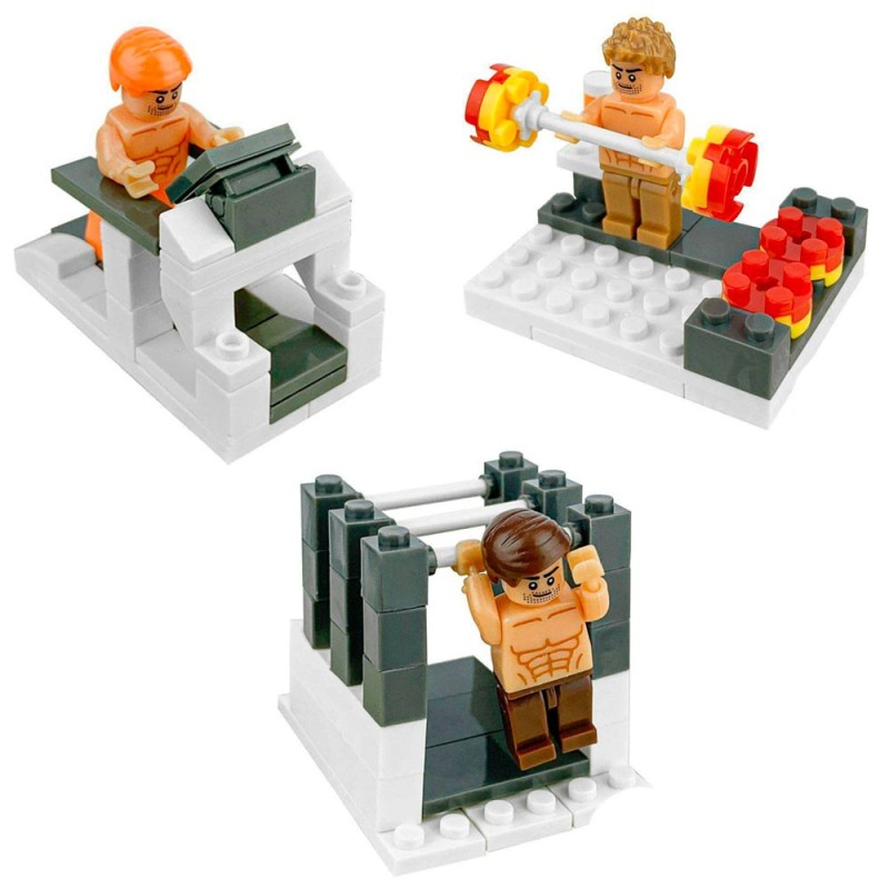 Brinquedo Mini Academia De Montar Sortidos Infantil