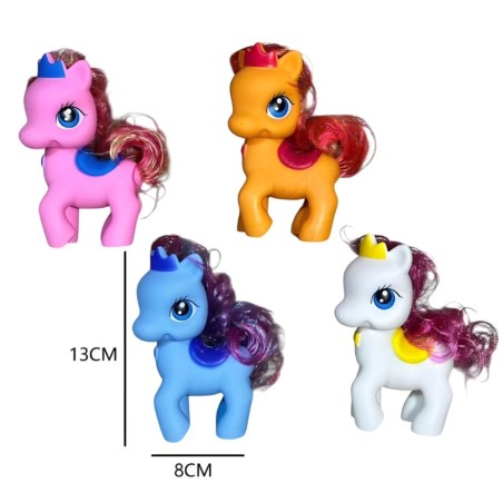 Ponei De Brinquedo Little Pony Fashion Infantil Em Vinil