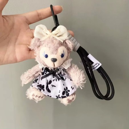 Chaveiro Ursinho De Pelúcia Para Bolsa E Mochila Prendedor