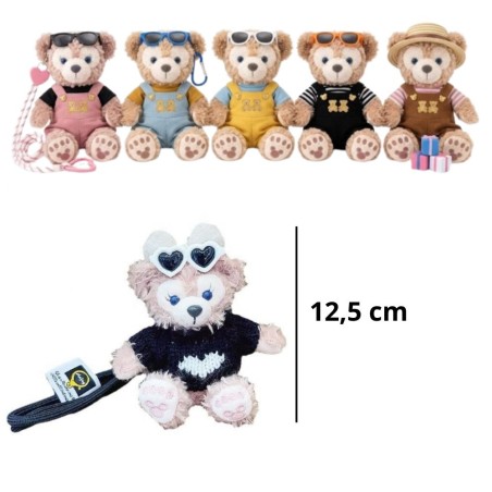 Chaveiro Ursinho De Pelúcia Para Bolsa E Mochila Prendedor
