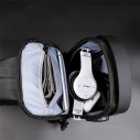 Mochila De Ombro Pochete Compacta Transversal USB Anti-Furto
