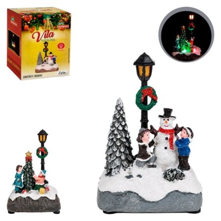 Decoração De Natal Enfeite Natalino Luxo Com Luz LED Em Resina 2