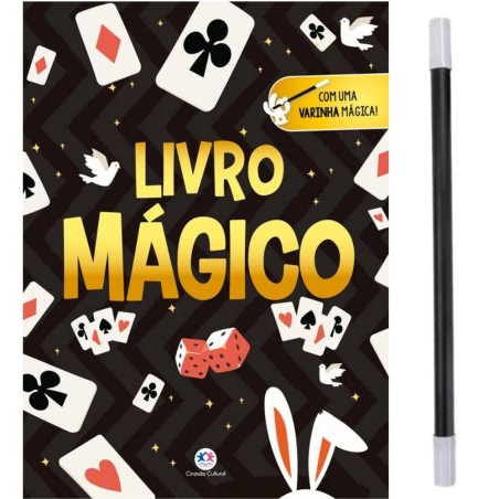 Livro Mágico De Atividades E Truques Educativo Com Varinha