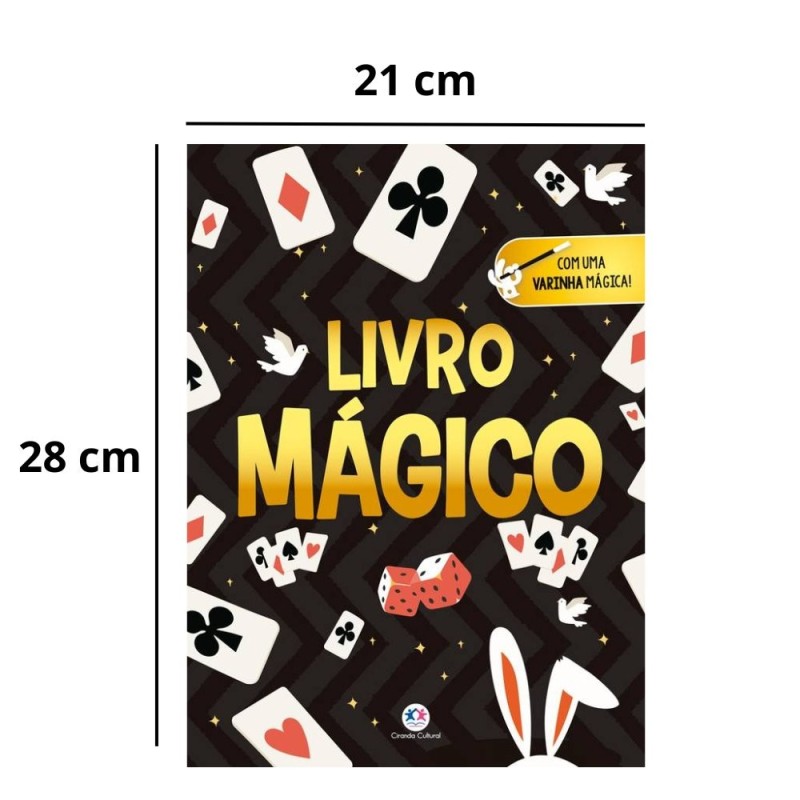 Livro Mágico De Atividades E Truques Educativo Com Varinha