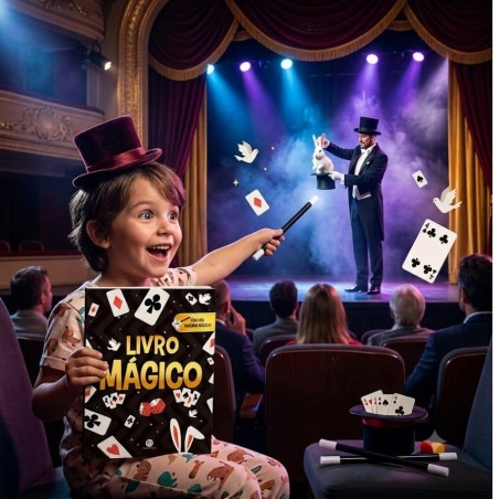 Livro Mágico De Atividades E Truques Educativo Com Varinha