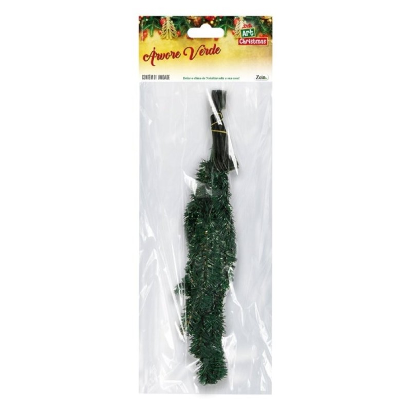 Árvore De Natal Artificial Média 60Cm Pinheiro Decoração 50 Galhos