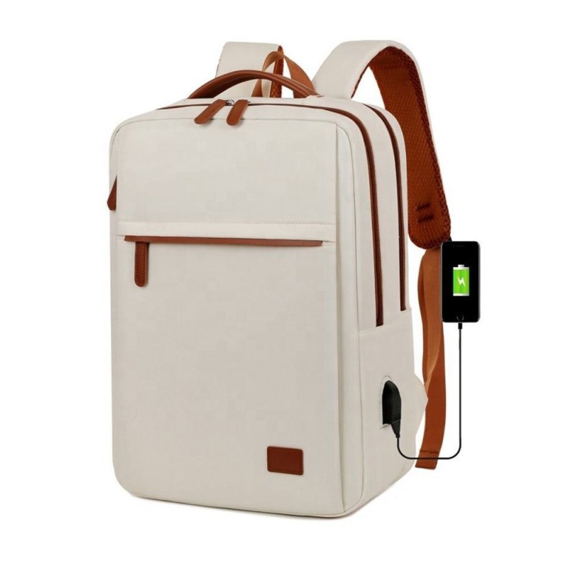Mochila Para Notebook Com USB Oxford Espaçosa Impermeável