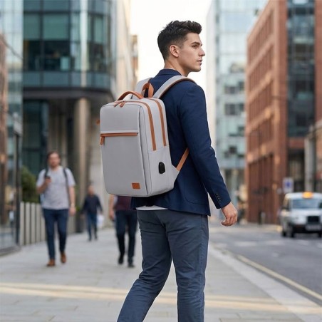 Mochila Para Notebook Com USB Oxford Espaçosa Impermeável