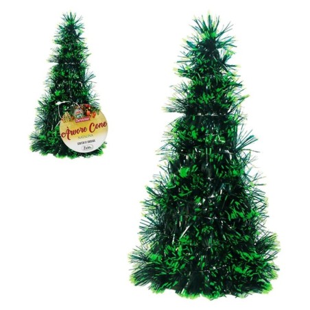 Arvore De Natal Decoração Natalina De Mesa Escritório Verde Em Cone 2