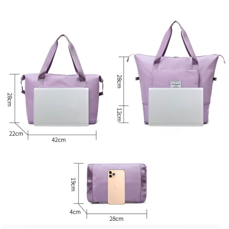 Bolsa De Viagem Sacola Dobrável Leve Grande Capacidade - Compre Agora!