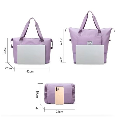 Bolsa De Viagem Sacola Dobrável Leve Grande Capacidade - Compre Agora!