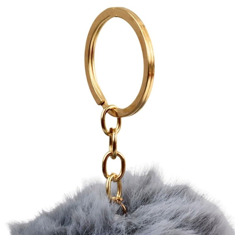 Chaveiro Pompom De Pelúcia 7cm Para Bolsa Mochila E Chaves