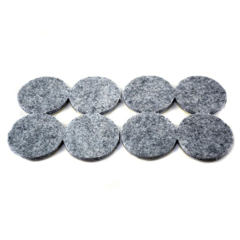 Protetor De Feltro Redondo Adesivo Para Móveis 4,2cm 8 Peças