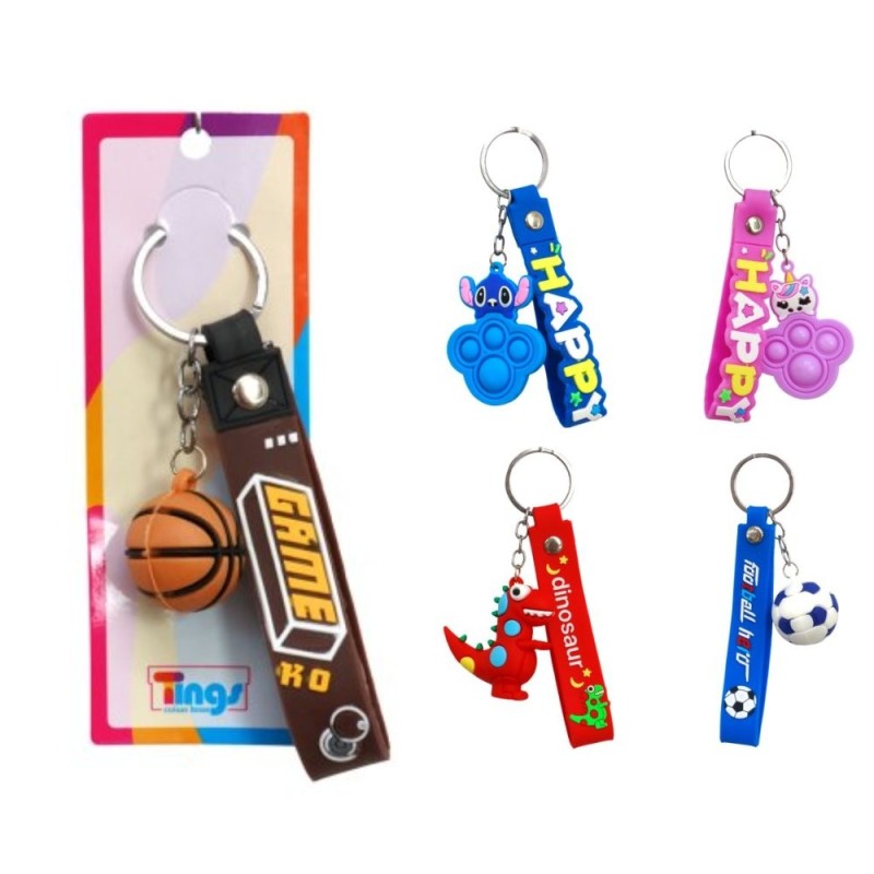 Chaveiro Menina E Menino Decorativo Bolsa Mochila Carro