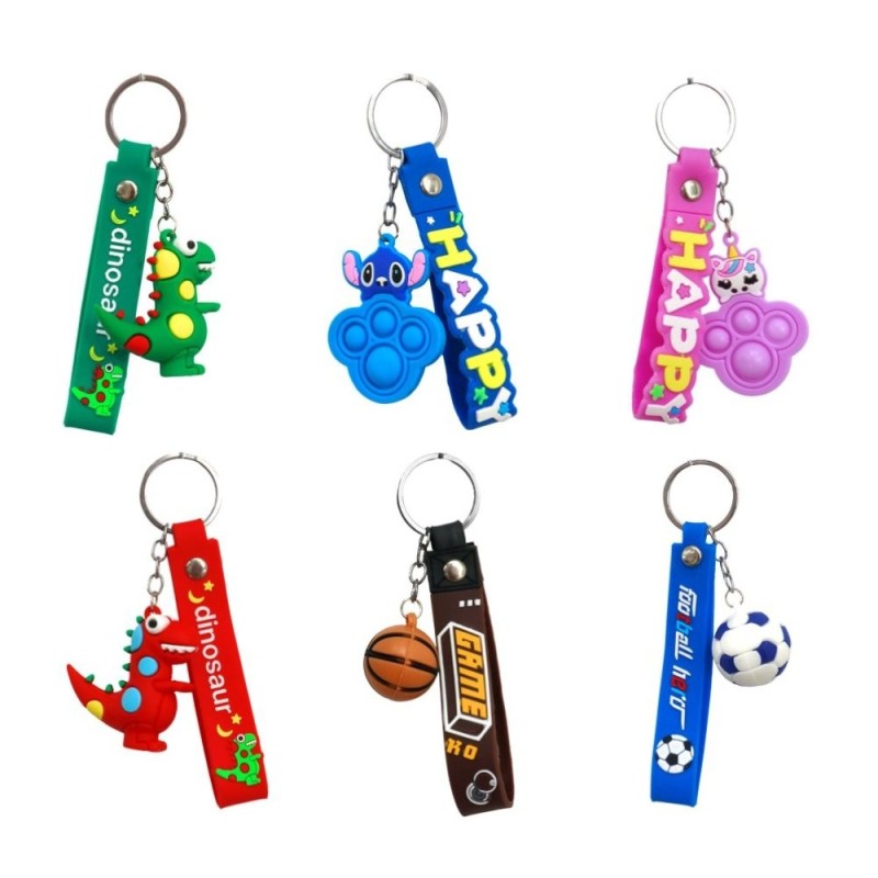 Chaveiro Menina E Menino Decorativo Bolsa Mochila Carro