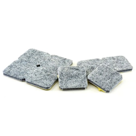 Protetor De Móveis Feltro Adesivo Quadrado 4cm 8 Unidades