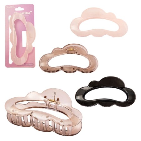 Presilha De Cabelo Nuvem Prendedor Grande Resistente