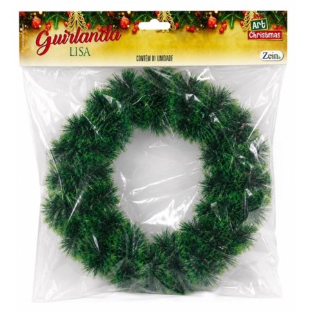 Guirlanda Opaca Decorativa Verde 30 Cm Natal 2