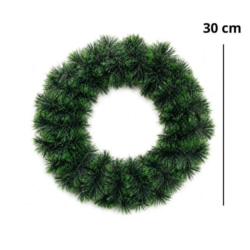 Guirlanda Opaca Decorativa Verde 30 Cm Natal