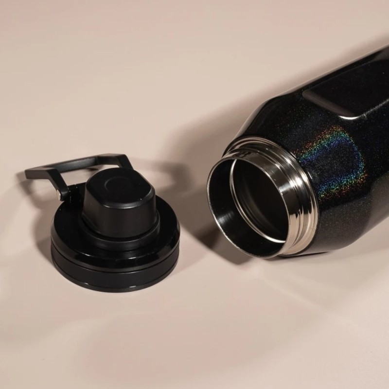 Garrafa Térmica 800ml Inox Dupla Camada Tampa Rosca Antivazamento Brilhante