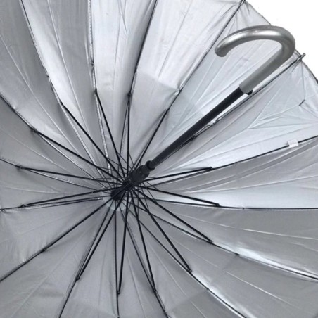 Guarda Chuva Proteção Solar Automático Reforçado 95 Cm 16 Varetas