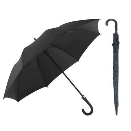 Guarda Chuva Cabo Curvo Automático Reforçado 118 Cm 8 Varetas 2