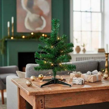 Mini Árvore Natal Verde Mesa 30 Cm 25 Galhos Casambiente