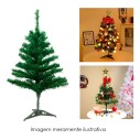 Mini Árvore Natal Verde Mesa 30 Cm 25 Galhos Casambiente