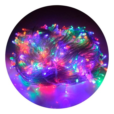Cascata Pisca Pisca 100 Lâmpadas 127v Colorido 1,9m Natal