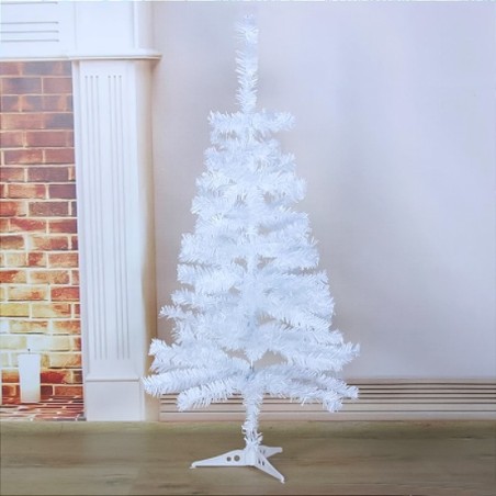 Árvore De Natal 70 Galhos Selenita Branca 90cm