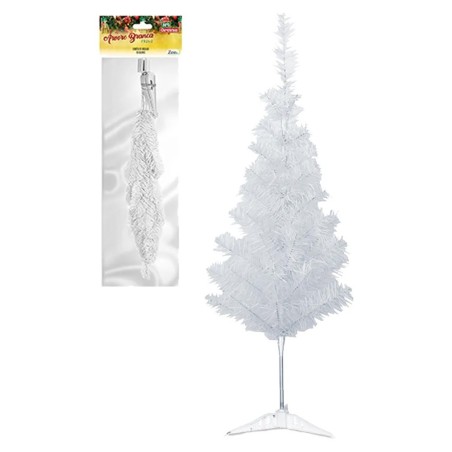 Árvore De Natal 70 Galhos Selenita Branca 90cm 2