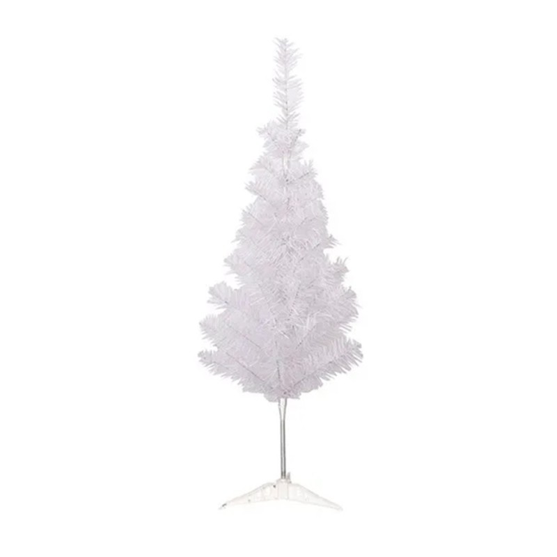 Árvore De Natal 70 Galhos Selenita Branca 90cm